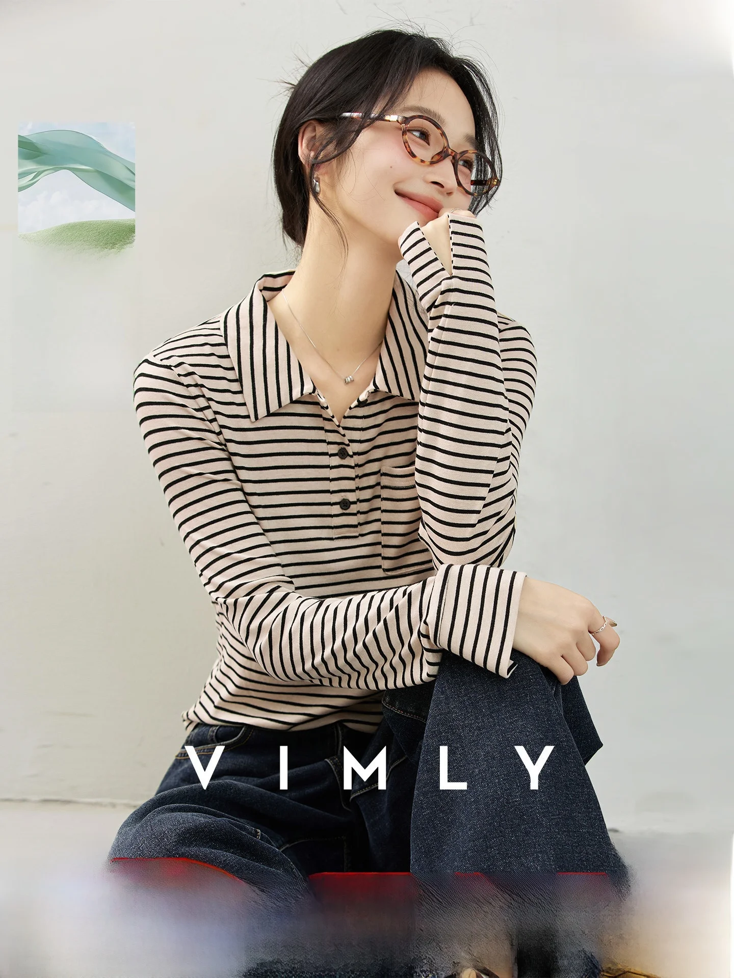 Retro Lazy Color Blo Striped Long Sve Women's T-irt Autumn New irt Regular Fit Comfortable Breathable Faion Top
Retro Lazy Color Blo Striped Long Sve Women's T-irt Autumn New irt Regular Fit Comfortable Breathable Faion Top