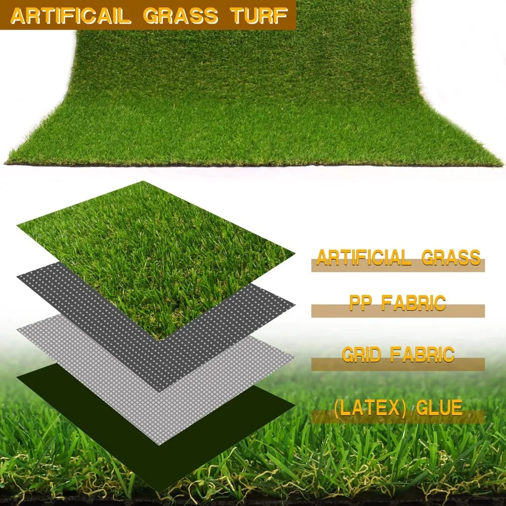 Green Artificial Grass 4 FT X 16 FT, 0.8" Fake Grass Turf Mat, Indoor Outdoor Artificial Lawn Rug, Customized
Green Artificial Grass 4 FT X 16 FT, 0.8" Fake Grass Turf Mat, Indoor Outdoor Artificial Lawn Rug, Customized