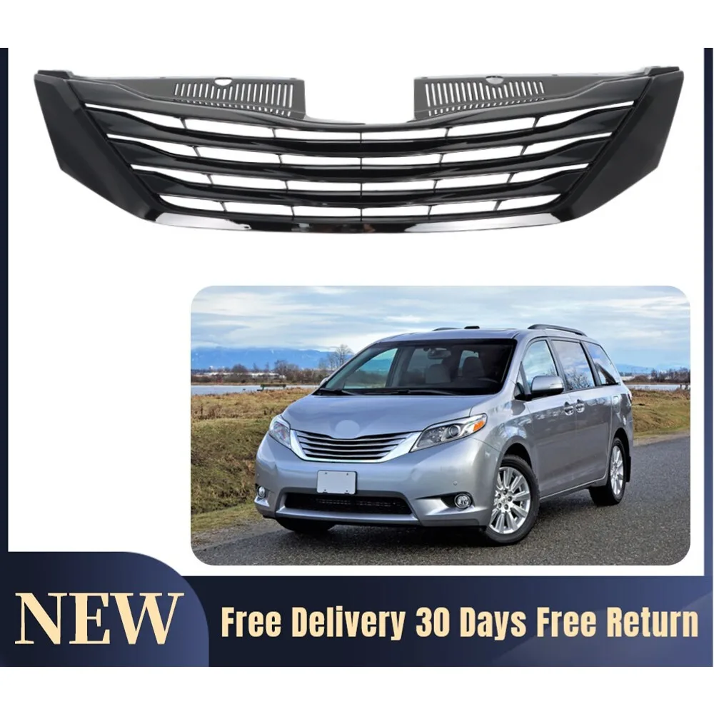 Fit For Toyota Sienna 2011-2017 Front Upper Grille Gloss Black TO1200332
Fit For Toyota Sienna 2011-2017 Front Upper Grille Gloss Black TO1200332