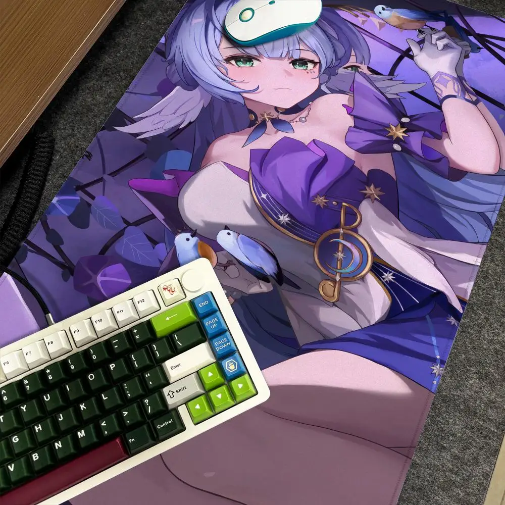 Robin H-Honkai Star Rail Mouse Pad Xxl Computer Large Size Non-slip Gamer Keyboard 90x40cm Art Design HD Deskmat
Robin H-Honkai Star Rail Mouse Pad Xxl Computer Large Size Non-slip Gamer Keyboard 90x40cm Art Design HD Deskmat