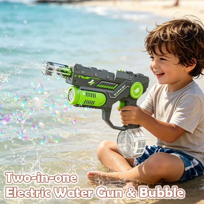 2026 Two-in-one Dual-function Electric Multi-shot Water Gun Bubbles Machine Soap Blowing Integrated Outdoor Toys for Kids Gifts
2026 Two-in-one Dual-function Electric Multi-shot Water Gun Bubbles Machine Soap Blowing Integrated Outdoor Toys for Kids Gifts
