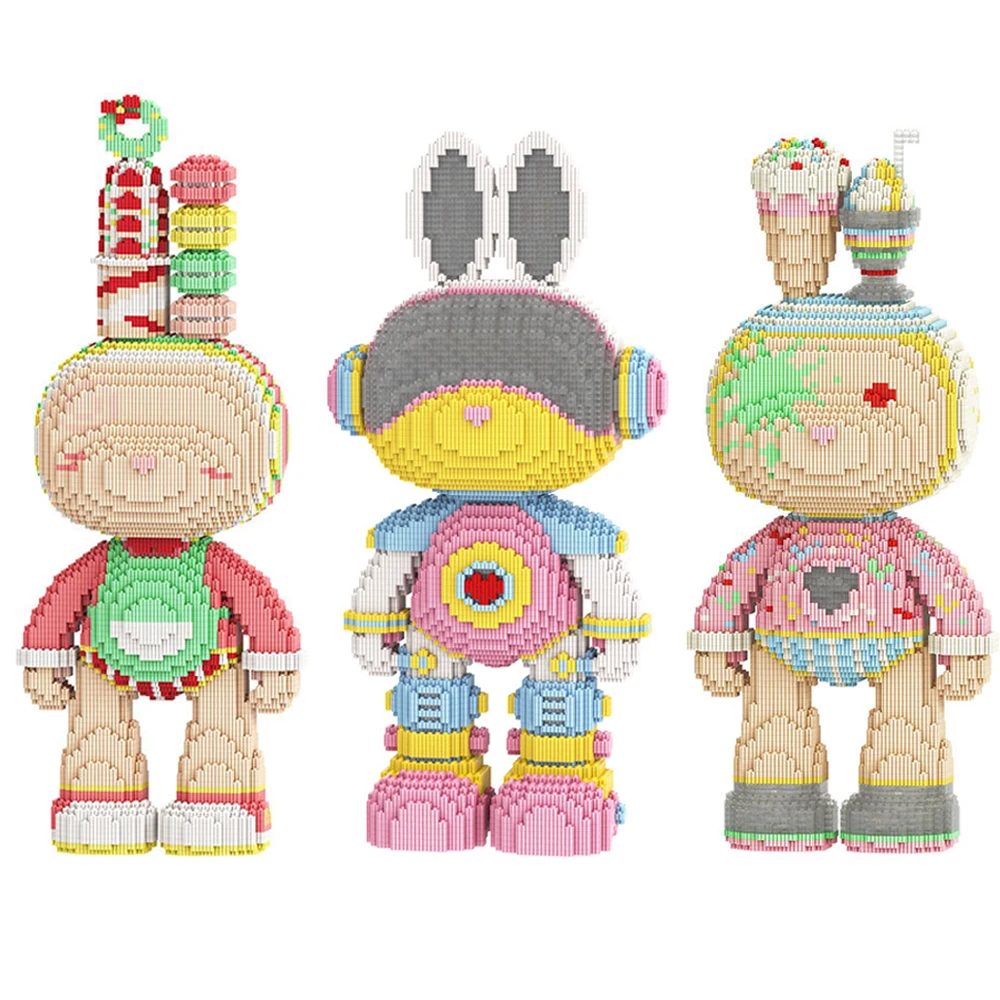 Cartoon Animal Rabbit Building Blocks Ice Cream Anatomical Mechanism Bunny Mini Bricks Toy Educational Model for Children Gift
Cartoon Animal Rabbit Building Blocks Ice Cream Anatomical Mechanism Bunny Mini Bricks Toy Educational Model for Children Gift
