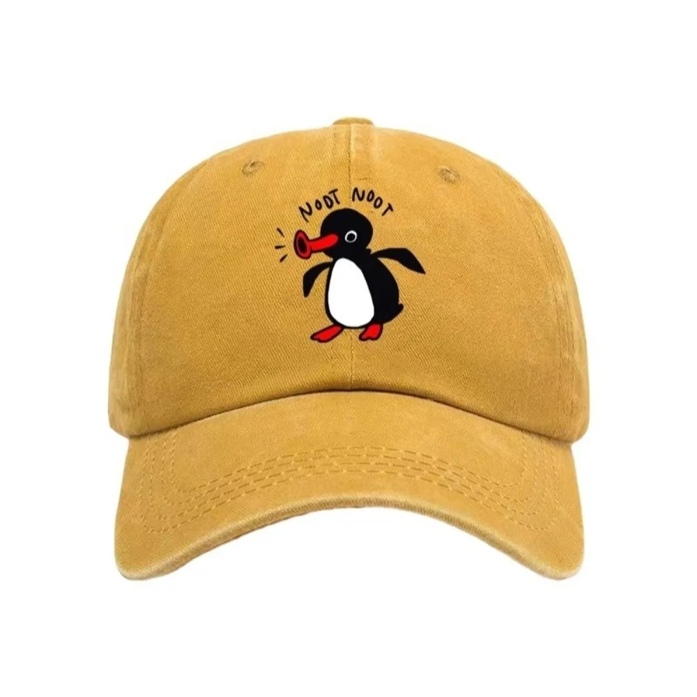 Fashion Adjustable Washed Baseball Caps Lovely Penguin Sun Protection Penguin Cap Breathable Cycling Hat Sports
Fashion Adjustable Washed Baseball Caps Lovely Penguin Sun Protection Penguin Cap Breathable Cycling Hat Sports