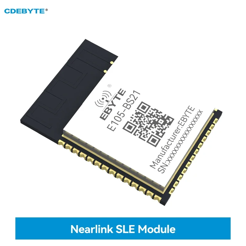 2.4G BS21 Nearlink SLE Serial Module CDSENET E105-BS21 Wireless Transmission Low Power Long Distance BLE5.2 AT Command PCB/IPEX
2.4G BS21 Nearlink SLE Serial Module CDSENET E105-BS21 Wireless Transmission Low Power Long Distance BLE5.2 AT Command PCB/IPEX