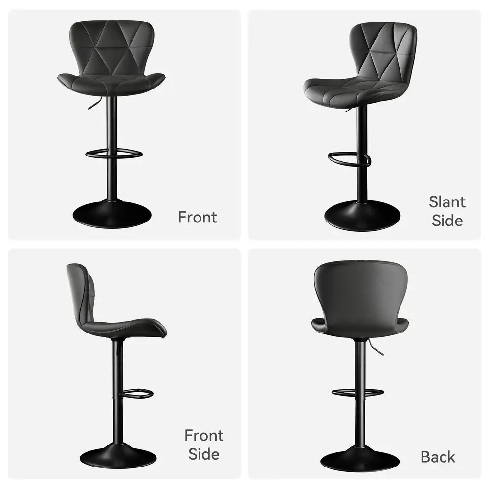 Stools Set of 3,Adjustable Swivel Barstools, Faux Leather Bar Chairs,Upholstered Counter Height with High Backrest for Kitchen
Stools Set of 3,Adjustable Swivel Barstools, Faux Leather Bar Chairs,Upholstered Counter Height with High Backrest for Kitchen