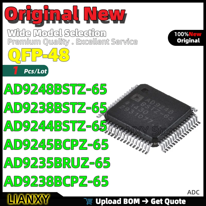 1pcs QFP-48 AD9248BSTZ-65 AD9238BSTZ-65 AD9244BSTZ-65 AD9245BCPZ-65 AD9235BRUZ-65 AD9238BCPZ-65 ADC New Original
1pcs QFP-48 AD9248BSTZ-65 AD9238BSTZ-65 AD9244BSTZ-65 AD9245BCPZ-65 AD9235BRUZ-65 AD9238BCPZ-65 ADC New Original