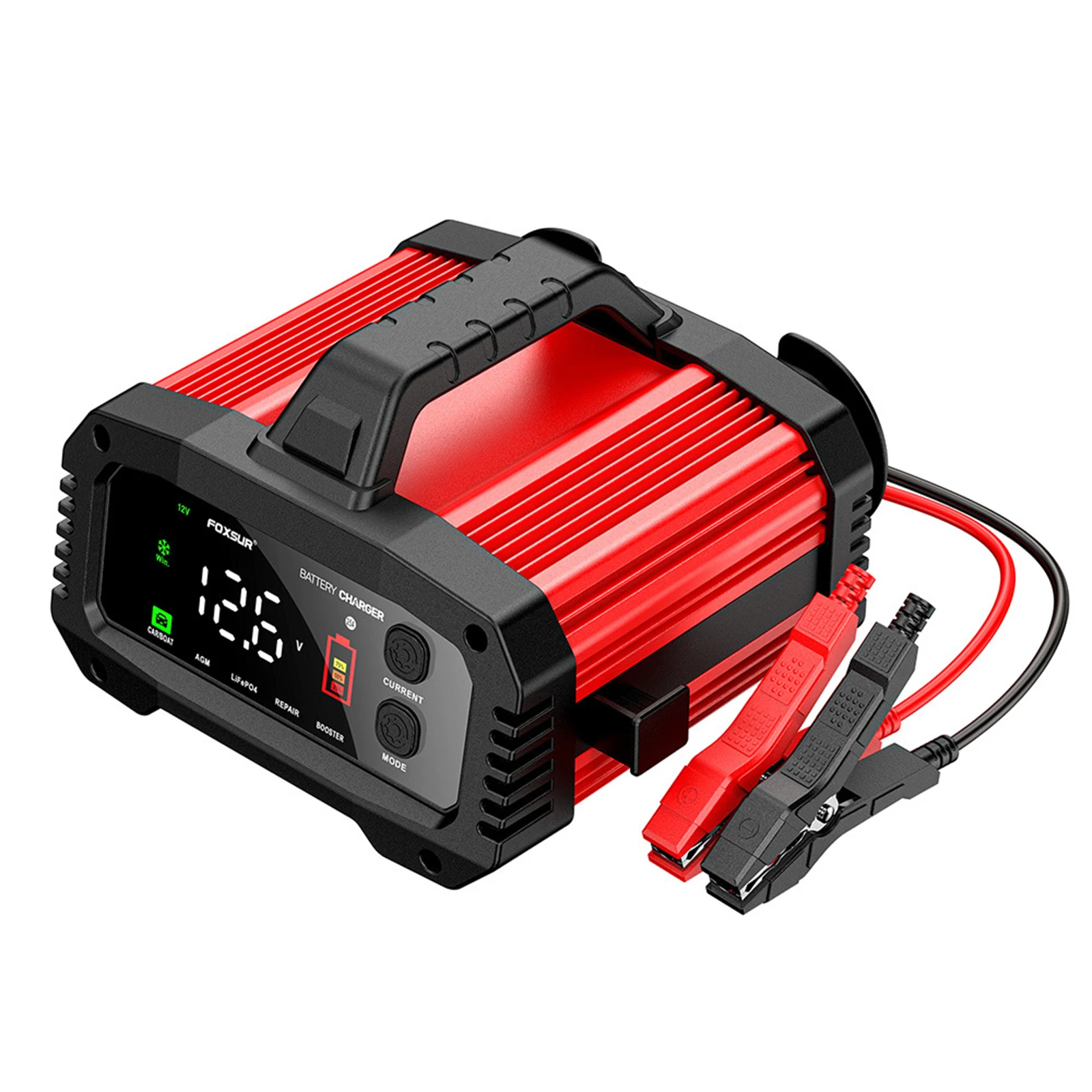 FOXSUR 25A Smart Car Battery 12V/25A 24V/15A Portable Battery Optional Charging Current Aluminum Alloy Shell
FOXSUR 25A Smart Car Battery 12V/25A 24V/15A Portable Battery Optional Charging Current Aluminum Alloy Shell