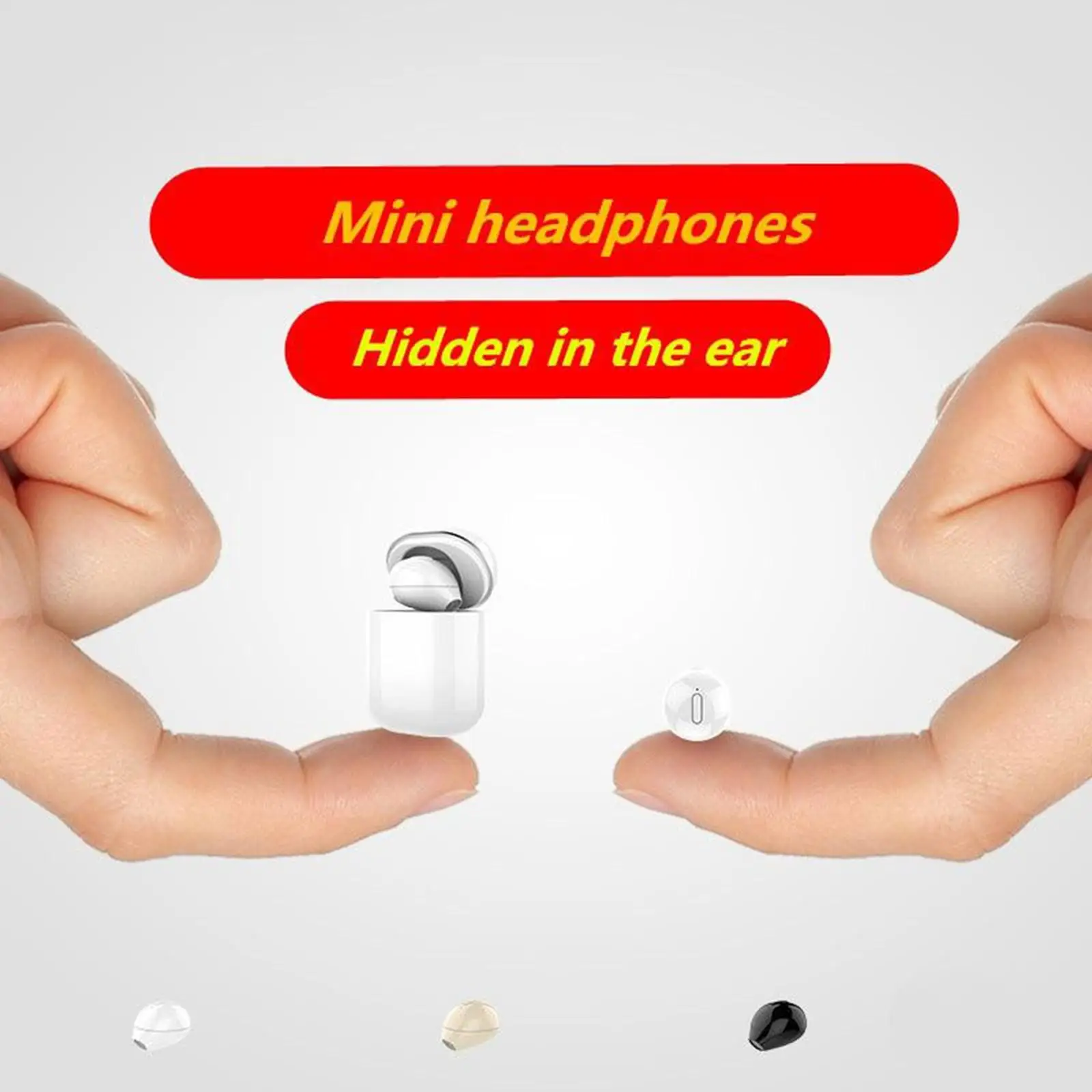 X20 Ultra Mini Invisible Wireless Earbud Hidden Bluetooth Headphone Earpiece w/Charge Case Hands-Free for Phone/Music Waterproof
X20 Ultra Mini Invisible Wireless Earbud Hidden Bluetooth Headphone Earpiece w/Charge Case Hands-Free for Phone/Music Waterproof