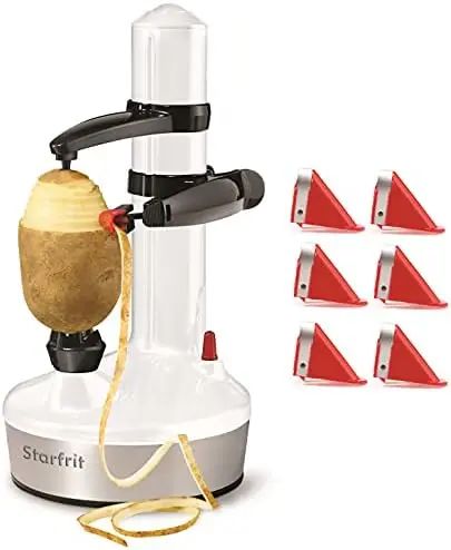 Электрическая овощечистка Starfrit Rotato Express 2.0 с 6 лезвиями – белая
Электрическая овощечистка Starfrit Rotato Express 2.0 с 6 лезвиями – белая