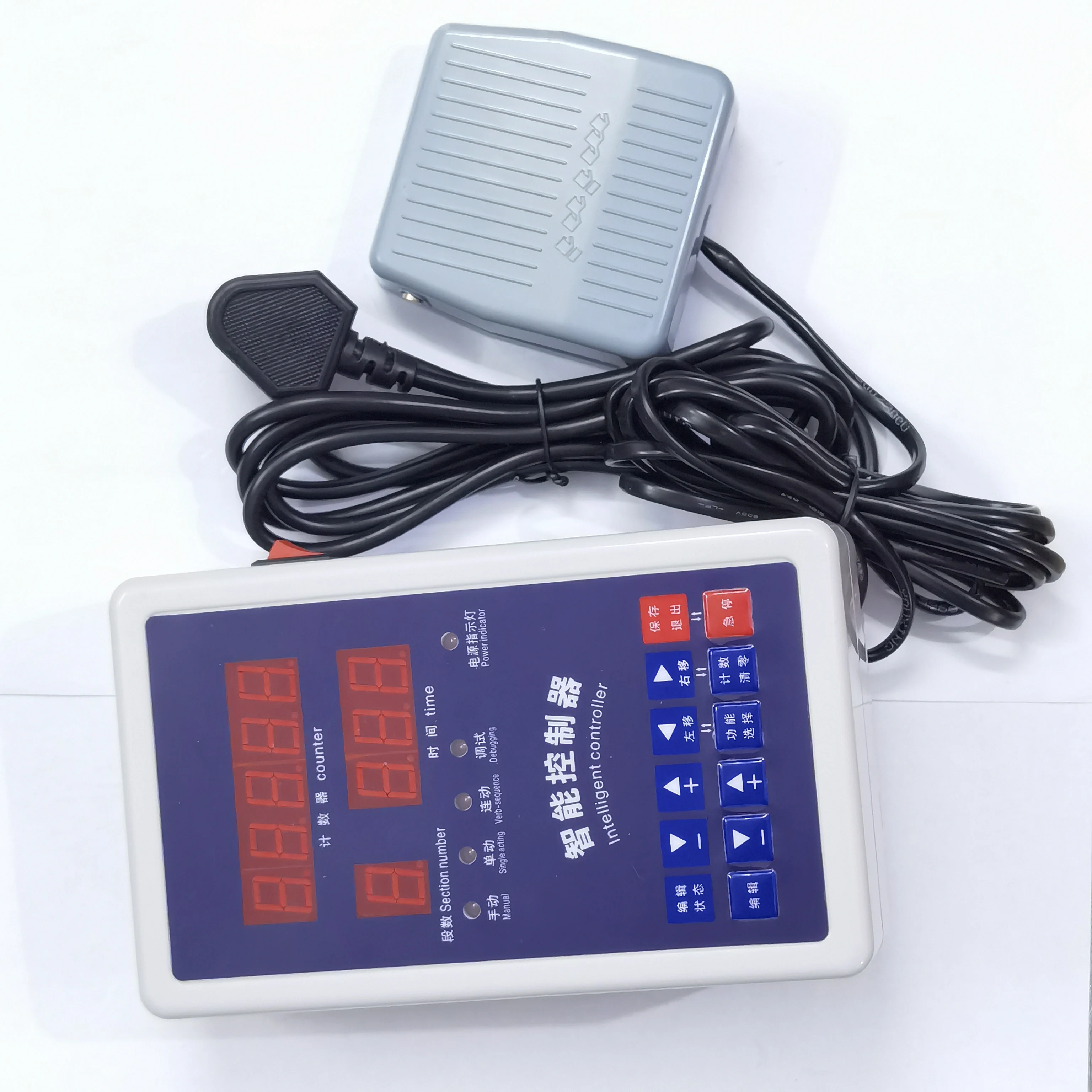 Microcomputer Pneumatic Punch Controller Pneumatic Counter Small Test Control Box Two, Four Road
Microcomputer Pneumatic Punch Controller Pneumatic Counter Small Test Control Box Two, Four Road