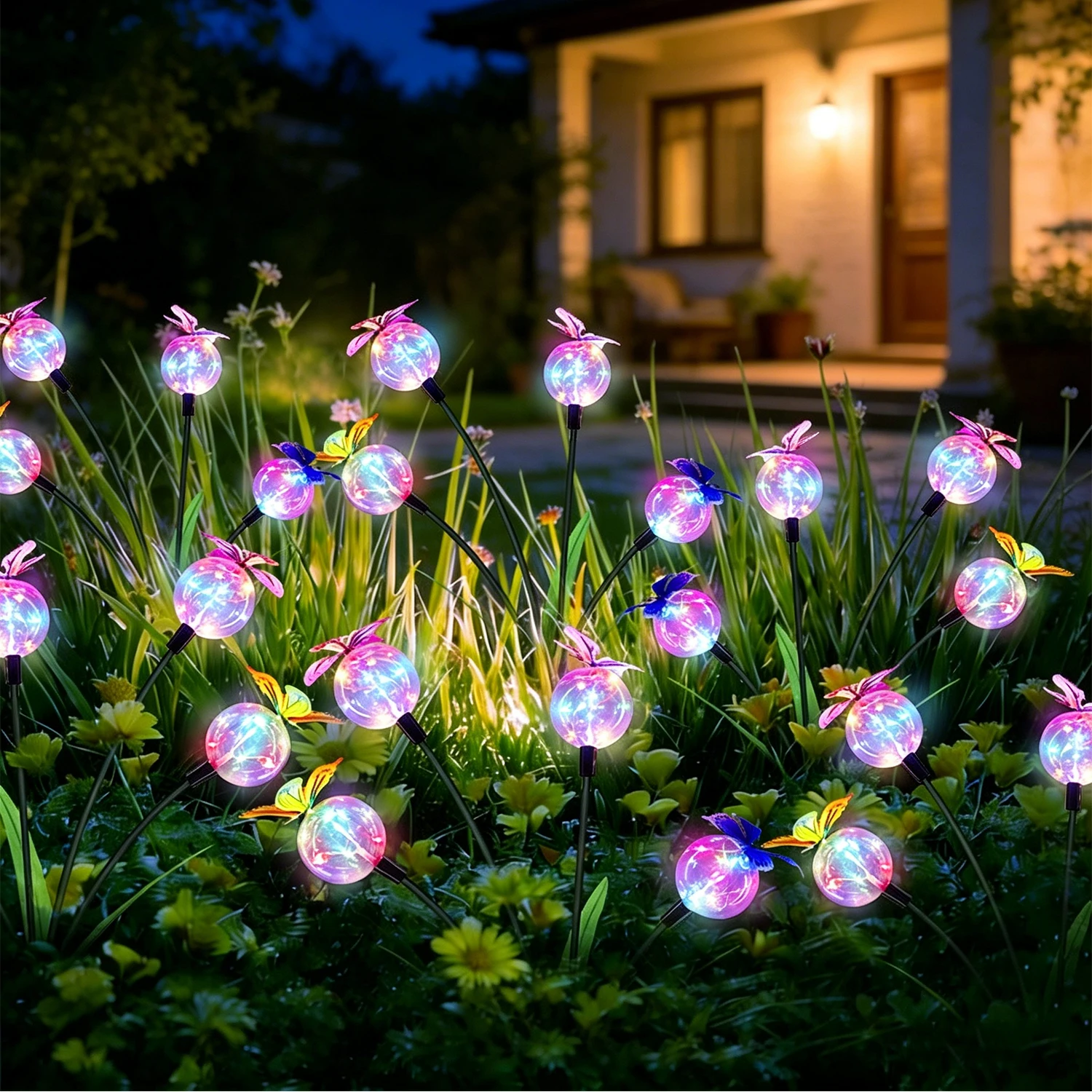Solar Firefly Lights Outdoor Waterproof LED Garden Lawn Lamp Solar Swaying Sunlight Powered Landscape Courtyard Patio Decoration
Solar Firefly Lights Outdoor Waterproof LED Garden Lawn Lamp Solar Swaying Sunlight Powered Landscape Courtyard Patio Decoration