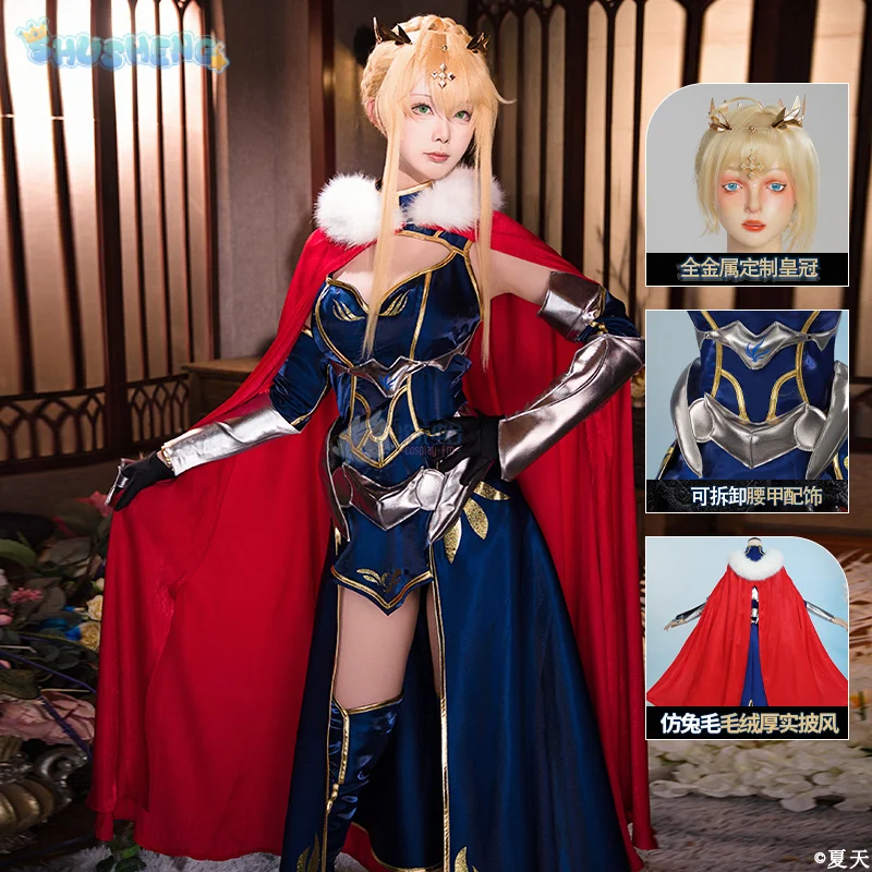 Fate/Grand Orde Altria Pendragon Cosplay FGO Alter Costume Jumpsuit cloak props accessories wig set Halloween fashion uniform
Fate/Grand Orde Altria Pendragon Cosplay FGO Alter Costume Jumpsuit cloak props accessories wig set Halloween fashion uniform