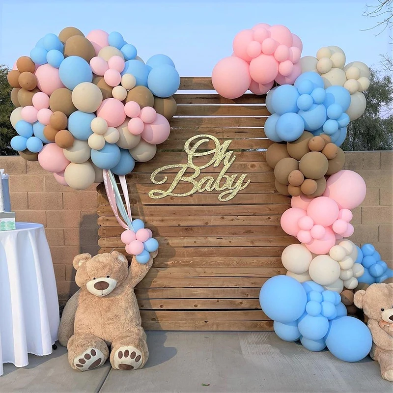 Coffee Pastel Blue PInk Gender Reveal Balloon Garland Kit Baby Shower Oh Baby Party Decorations Supplies
Coffee Pastel Blue PInk Gender Reveal Balloon Garland Kit Baby Shower Oh Baby Party Decorations Supplies