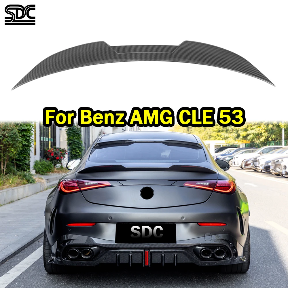 Real Dry Carbon Fibre Rear Spoiler For Benz CLE 53 AMG Coupe 2024+ Prepreg Dry Carbon Fiber Rear Trunk Bootlid Spoilers Wing
Real Dry Carbon Fibre Rear Spoiler For Benz CLE 53 AMG Coupe 2024+ Prepreg Dry Carbon Fiber Rear Trunk Bootlid Spoilers Wing