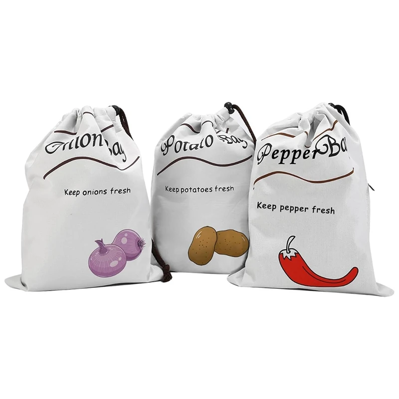 Potato And Onion Storage Bag Drawstring Bag Onion Potato Pepper Storage Bag Drawstring Fresh-Keeping Bag Shopping Bag
Potato And Onion Storage Bag Drawstring Bag Onion Potato Pepper Storage Bag Drawstring Fresh-Keeping Bag Shopping Bag
