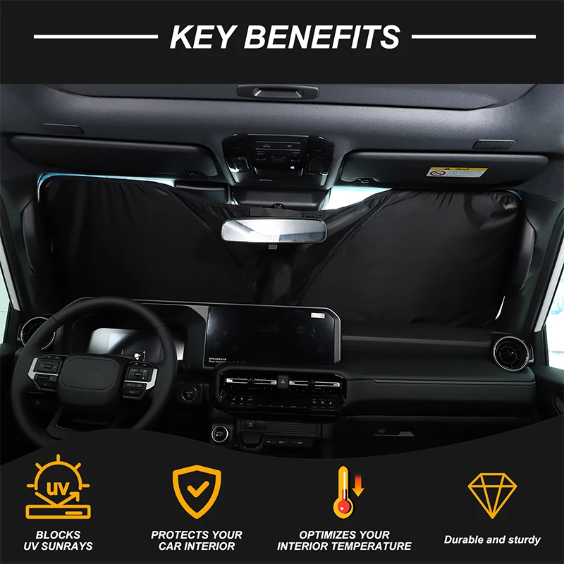 For Toyota Land Cruiser Prado 250 LC250 2024-2025 Silver Tape Car Front Glass Anti-UV Sunshade Interior Car Accessories
For Toyota Land Cruiser Prado 250 LC250 2024-2025 Silver Tape Car Front Glass Anti-UV Sunshade Interior Car Accessories