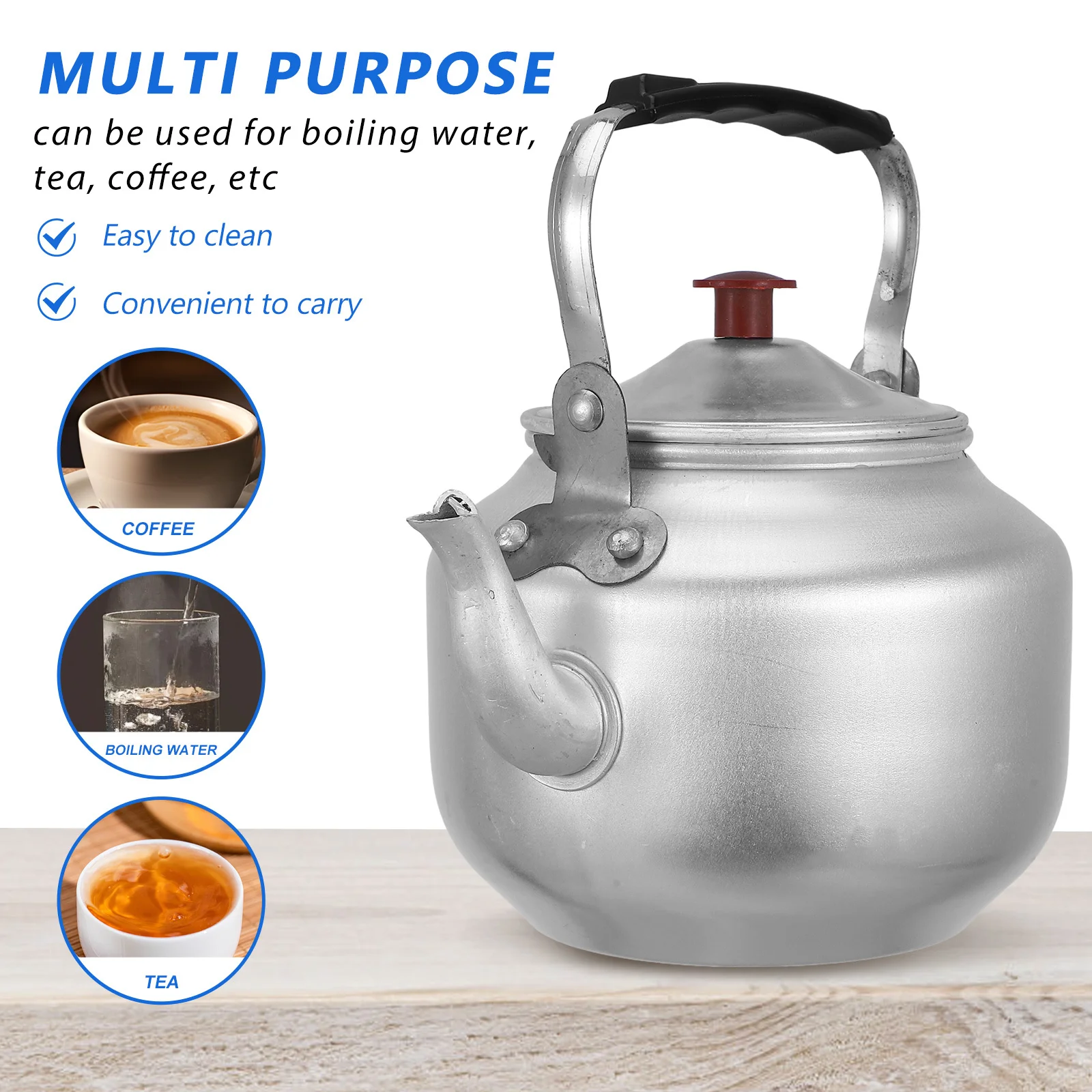 Small Aluminum Tea Kettle Water Boiling Kettle with Handle Strainer Narrow Spout Easy to Clean Home Use Small Chinese Teapot
Small Aluminum Tea Kettle Water Boiling Kettle with Handle Strainer Narrow Spout Easy to Clean Home Use Small Chinese Teapot