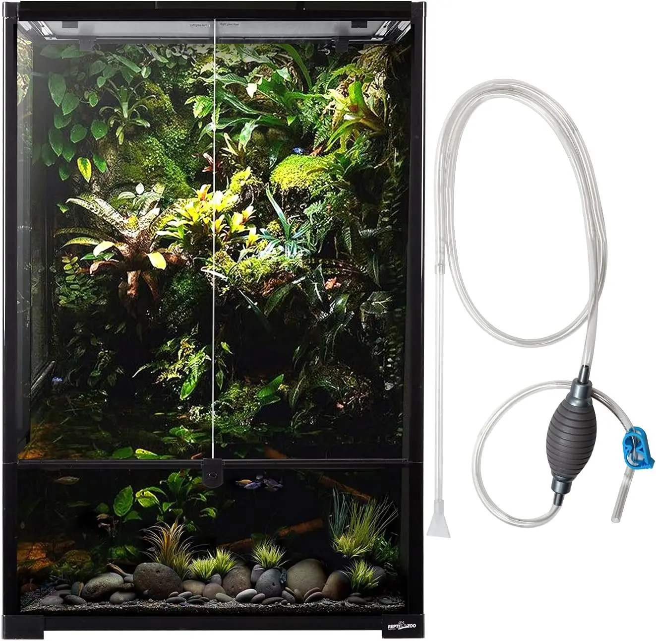67 Gallon Glass Terrarium Tank Knock Down Paludarium Large Terrarium Bio Deep Base Double Hinge Door Siphon Gravel Cleaner Inclu
67 Gallon Glass Terrarium Tank Knock Down Paludarium Large Terrarium Bio Deep Base Double Hinge Door Siphon Gravel Cleaner Inclu