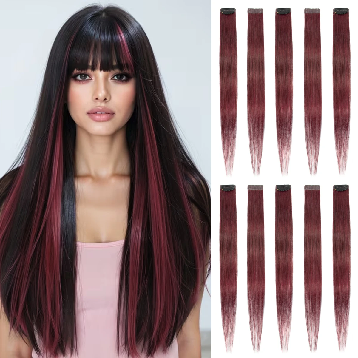 Clip in Hair Extensions Colored Party Highlights Royalblue Hair Extension Real Human Hair Clip in Extentions Straight Hair
Clip in Hair Extensions Colored Party Highlights Royalblue Hair Extension Real Human Hair Clip in Extentions Straight Hair