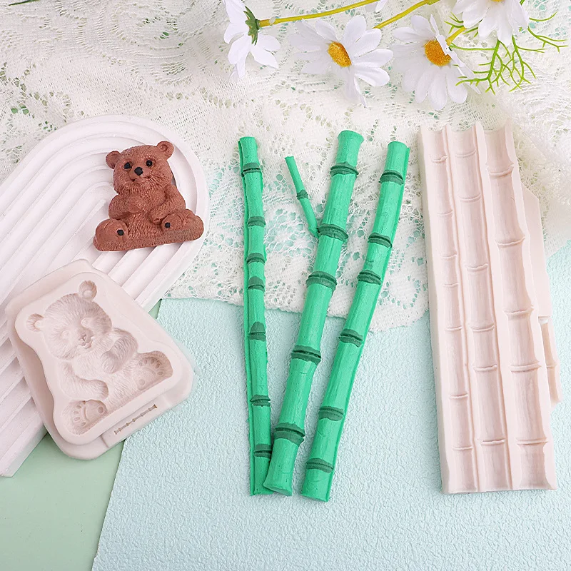 Fondant Silicone Cake Mold Bamboo Panda Cake Decoration Mold Diy Chocolate Clay Baking Mold
Fondant Silicone Cake Mold Bamboo Panda Cake Decoration Mold Diy Chocolate Clay Baking Mold