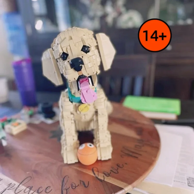 Creative New 2102PCS Cute Golden Retriever Puppy 11384 Building Blocks DIY Toys Home Decor Sets Birthday Special Occasion
Creative New 2102PCS Cute Golden Retriever Puppy 11384 Building Blocks DIY Toys Home Decor Sets Birthday Special Occasion