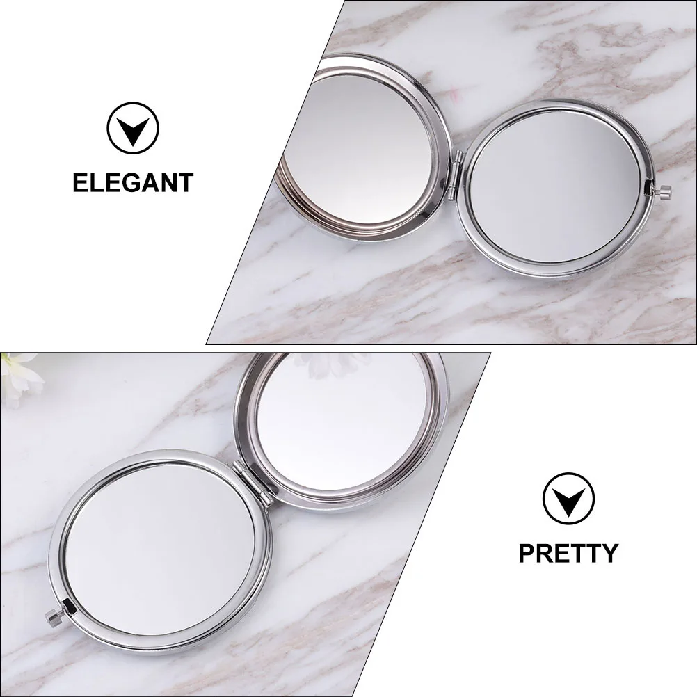 5 Pcs Double Sided Vanity Mirror Travel Vintage Metallic Glass Makeup Compact Small Mirrors
5 Pcs Double Sided Vanity Mirror Travel Vintage Metallic Glass Makeup Compact Small Mirrors