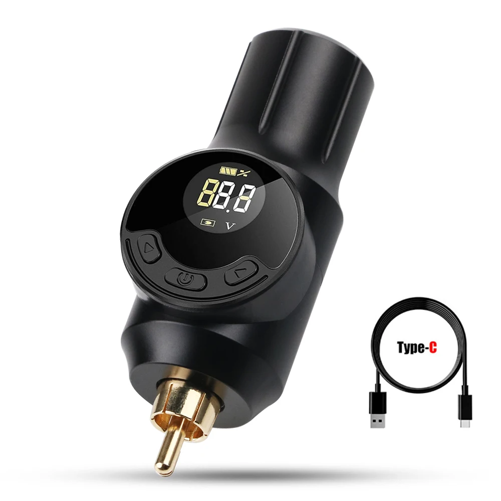 Wireless Tattoo Power Supply Machine, RCA Jack Battery, 1500 MAH for Tattoo Motor Pen Mini Battery Working 10 Hours Quick Charge
Wireless Tattoo Power Supply Machine, RCA Jack Battery, 1500 MAH for Tattoo Motor Pen Mini Battery Working 10 Hours Quick Charge
