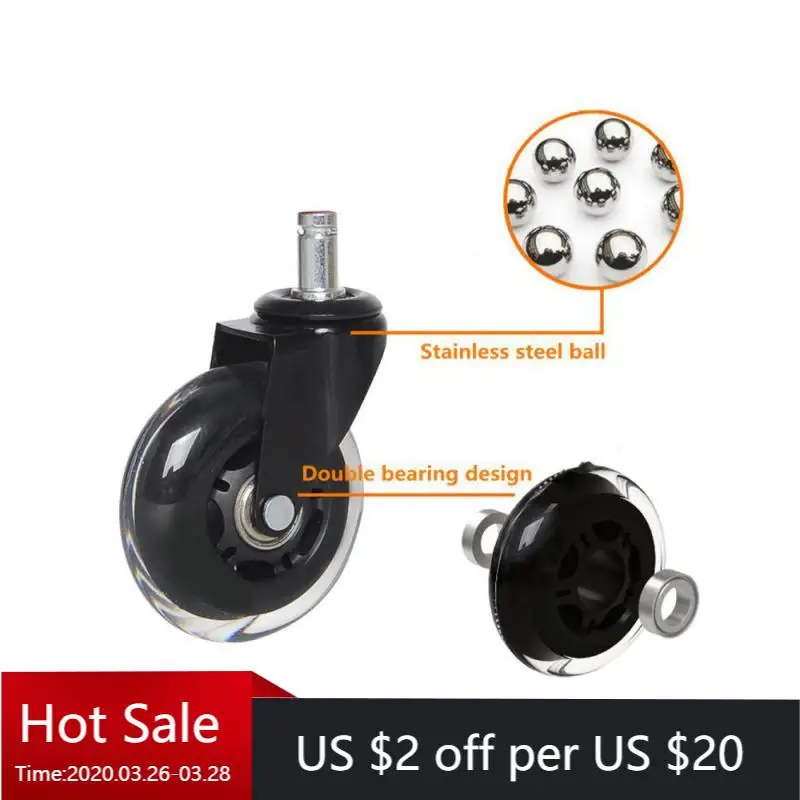 5 Packs 2.5&3 Inch Casters Office Chair M10/M11 Mute Universal Wheel Pu Circling Caster Strong Bearing Transparent Wheel
5 Packs 2.5&3 Inch Casters Office Chair M10/M11 Mute Universal Wheel Pu Circling Caster Strong Bearing Transparent Wheel