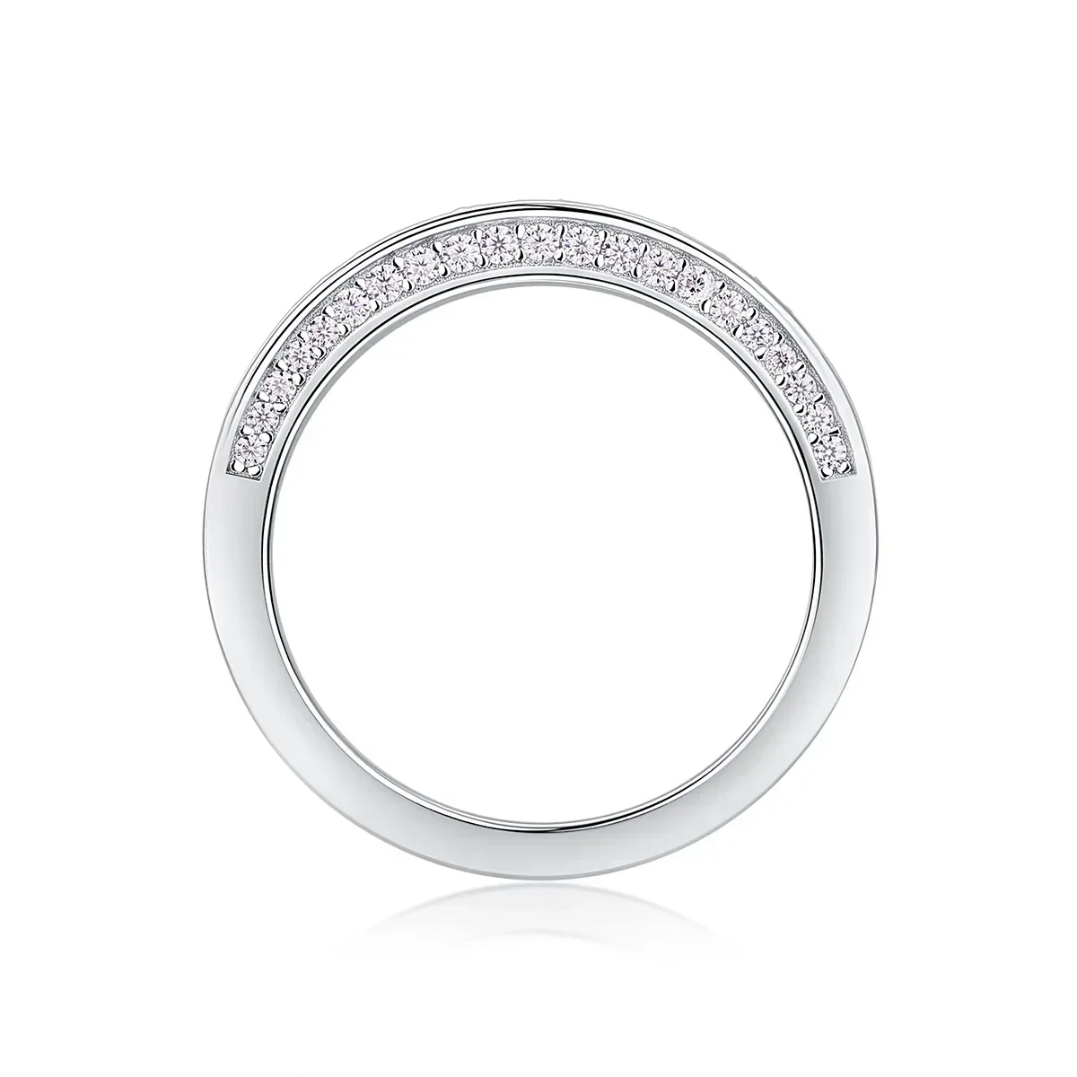 0.5CT D Color Moissanite Rings For Women S925 Silver Three-sided Diamond Setting Half Eternity Band Fine Jewelry Gifts
0.5CT D Color Moissanite Rings For Women S925 Silver Three-sided Diamond Setting Half Eternity Band Fine Jewelry Gifts