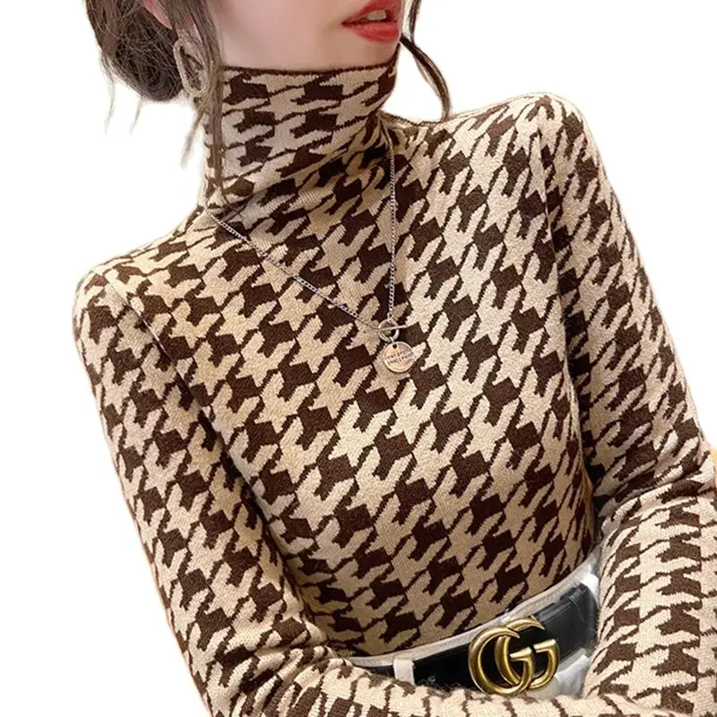 Turtleneck Women Sweater 2022 Autumn Winter New Korean Fashion Slim Pullover Basic Tops Casual Soft Knit Sweaters Long Sleeve
Turtleneck Women Sweater 2022 Autumn Winter New Korean Fashion Slim Pullover Basic Tops Casual Soft Knit Sweaters Long Sleeve