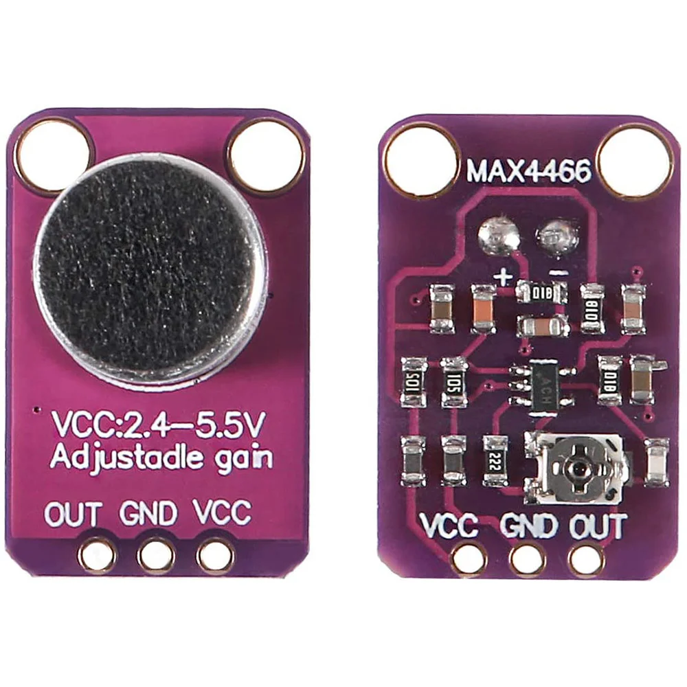 N35R_5Pcs GY-MAX4466 Electret Microphone Amplifier MAX4466 Module
N35R_5Pcs GY-MAX4466 Electret Microphone Amplifier MAX4466 Module