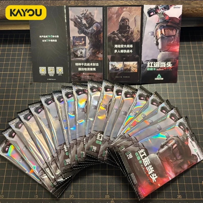 Kayou Delta Force Collectible Trading Cards First Wave Se Hongyun Dangtou Collection Cards Game Peripherals For Adult Hobby Fans
Kayou Delta Force Collectible Trading Cards First Wave Se Hongyun Dangtou Collection Cards Game Peripherals For Adult Hobby Fans