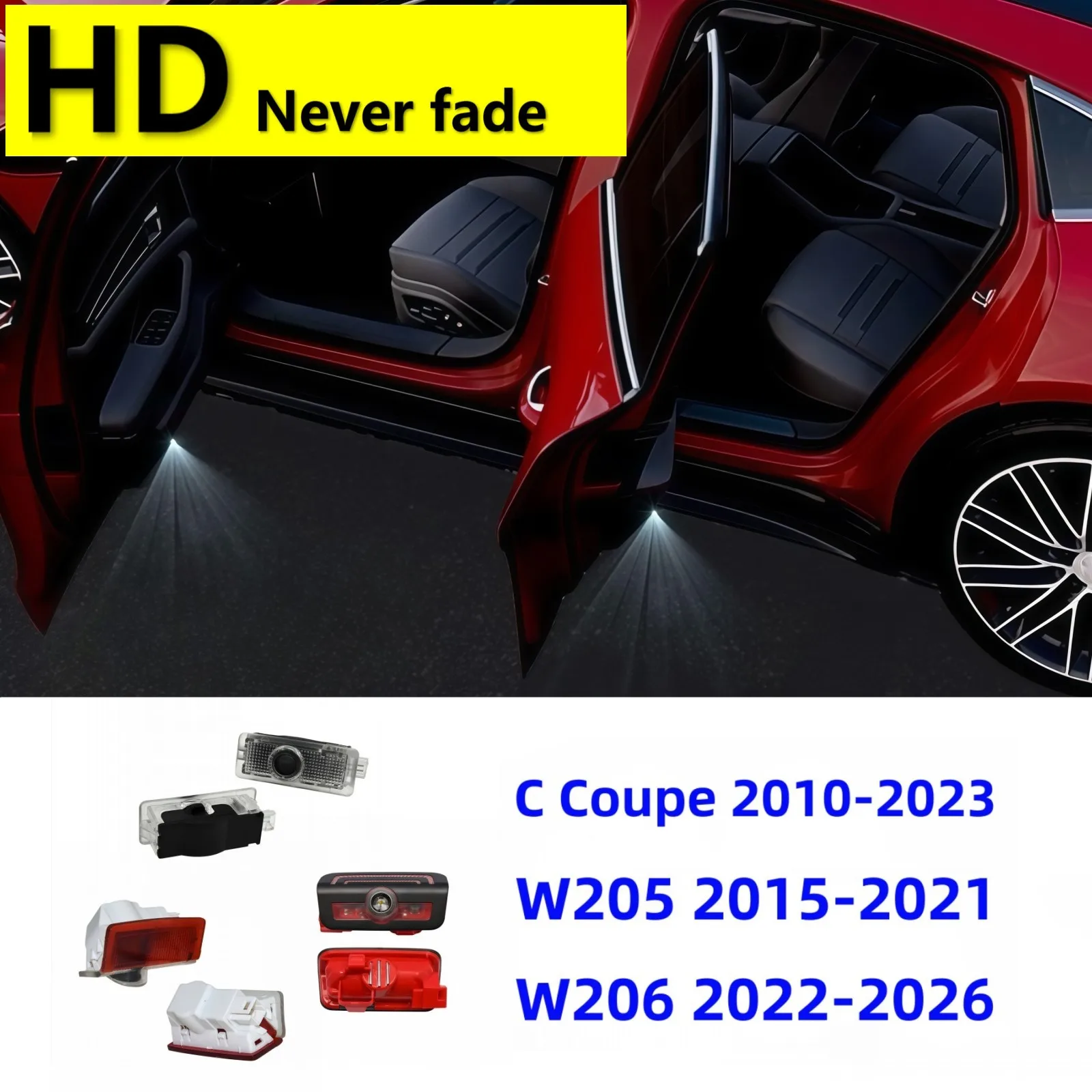 HD For Mercedes Benz C Class Accessories W205 W206 C Coupe C205 S205 2010-2026 2023 2022 2019 2017 Led Car Door Projector Light
HD For Mercedes Benz C Class Accessories W205 W206 C Coupe C205 S205 2010-2026 2023 2022 2019 2017 Led Car Door Projector Light