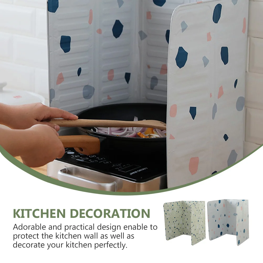 2Pcs Oil Baffles Anti Oil Splatter Shield Cooking Windproof Boards Heat Insulation Outdoor Kitchen Splash Protectors
2Pcs Oil Baffles Anti Oil Splatter Shield Cooking Windproof Boards Heat Insulation Outdoor Kitchen Splash Protectors