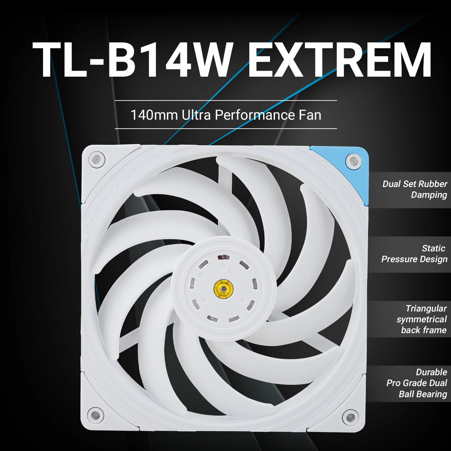 Thermalright 140mm Case Fan TL-B14/14W/B14W EXTREM CPU Cooling Fan 140mm High Performance Fan Staic Pressure Optimize Fan
Thermalright 140mm Case Fan TL-B14/14W/B14W EXTREM CPU Cooling Fan 140mm High Performance Fan Staic Pressure Optimize Fan