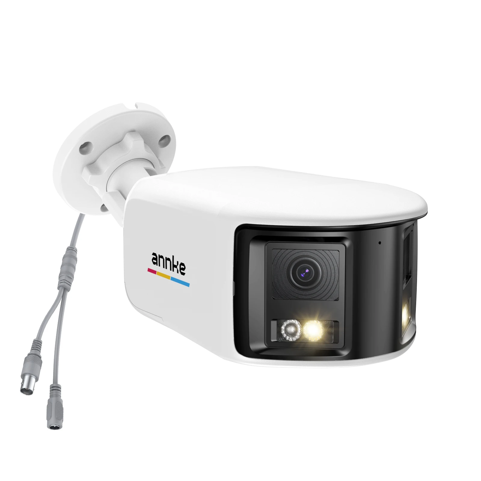 ANNKE 3K 180° Dual-Lens analog wired camera Security Camera 24/7 Full Color Night Vision 40m IR/White Light IP67 Built-in Mic
ANNKE 3K 180° Dual-Lens analog wired camera Security Camera 24/7 Full Color Night Vision 40m IR/White Light IP67 Built-in Mic
