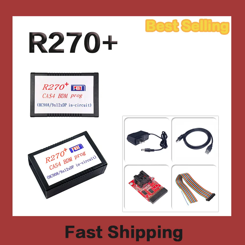 Программатор R270 V1.20 CAS4 BDM — профессиональный инструмент для автоматического кодирования ключей для BMW 
Программатор R270 V1.20 CAS4 BDM — профессиональный инструмент для автоматического кодирования ключей для BMW