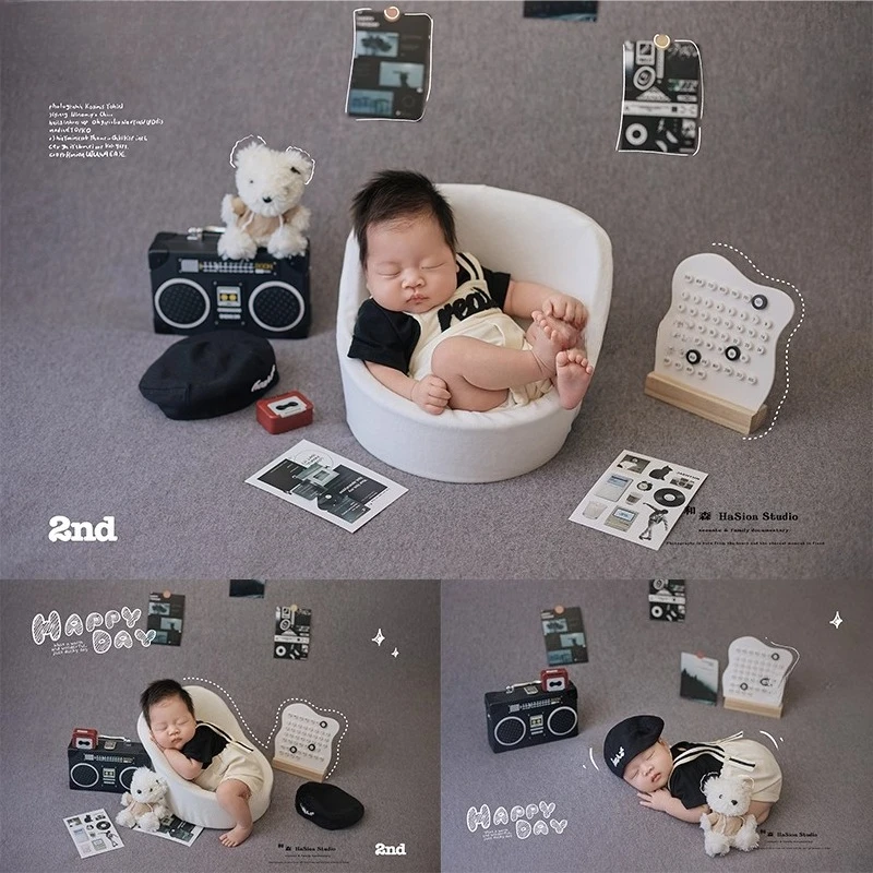 Newborn Photography Clothing Accessories Music School Radio Decors Outfit Set Backdrop Bear for Studio Photoshoot Photo Props
Newborn Photography Clothing Accessories Music School Radio Decors Outfit Set Backdrop Bear for Studio Photoshoot Photo Props
