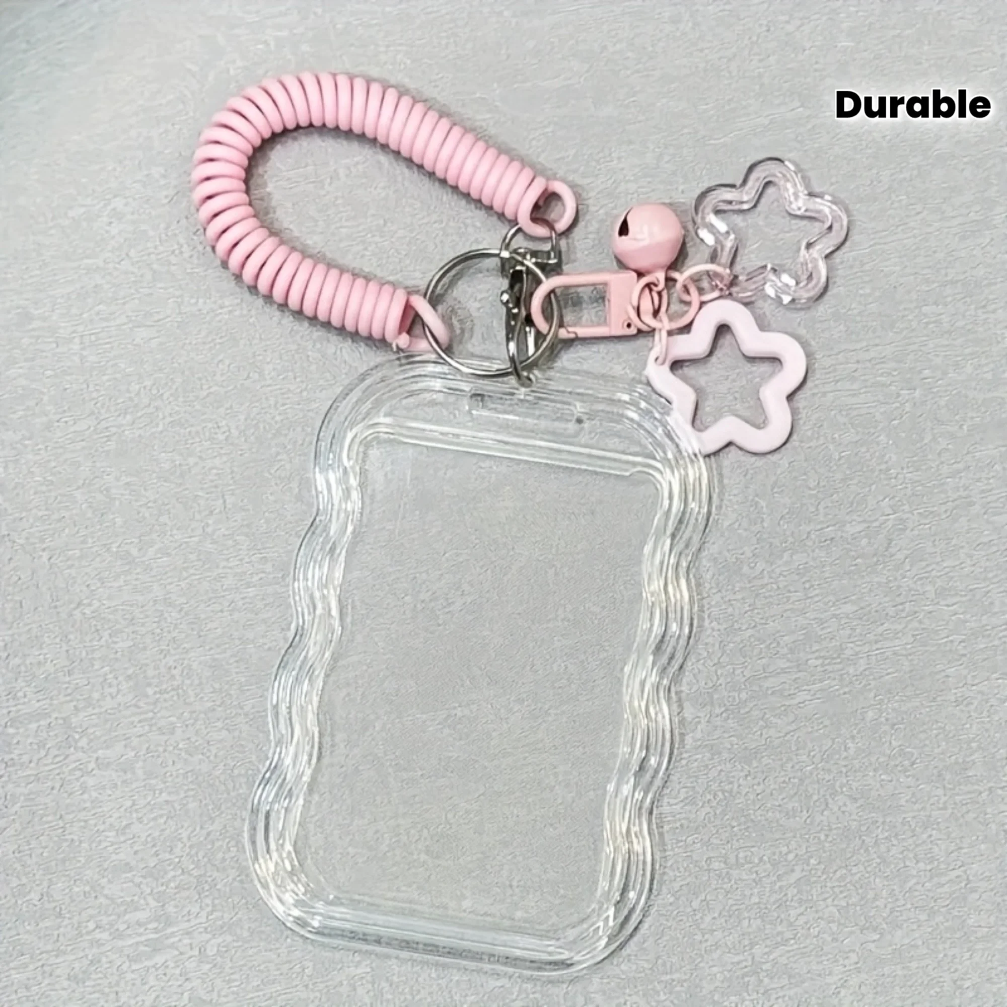 Heavy Duty Retractable ID Holder with Keychain & Wrist Strap, Transparent PVC Anti-Theft Card Case
Heavy Duty Retractable ID Holder with Keychain & Wrist Strap, Transparent PVC Anti-Theft Card Case