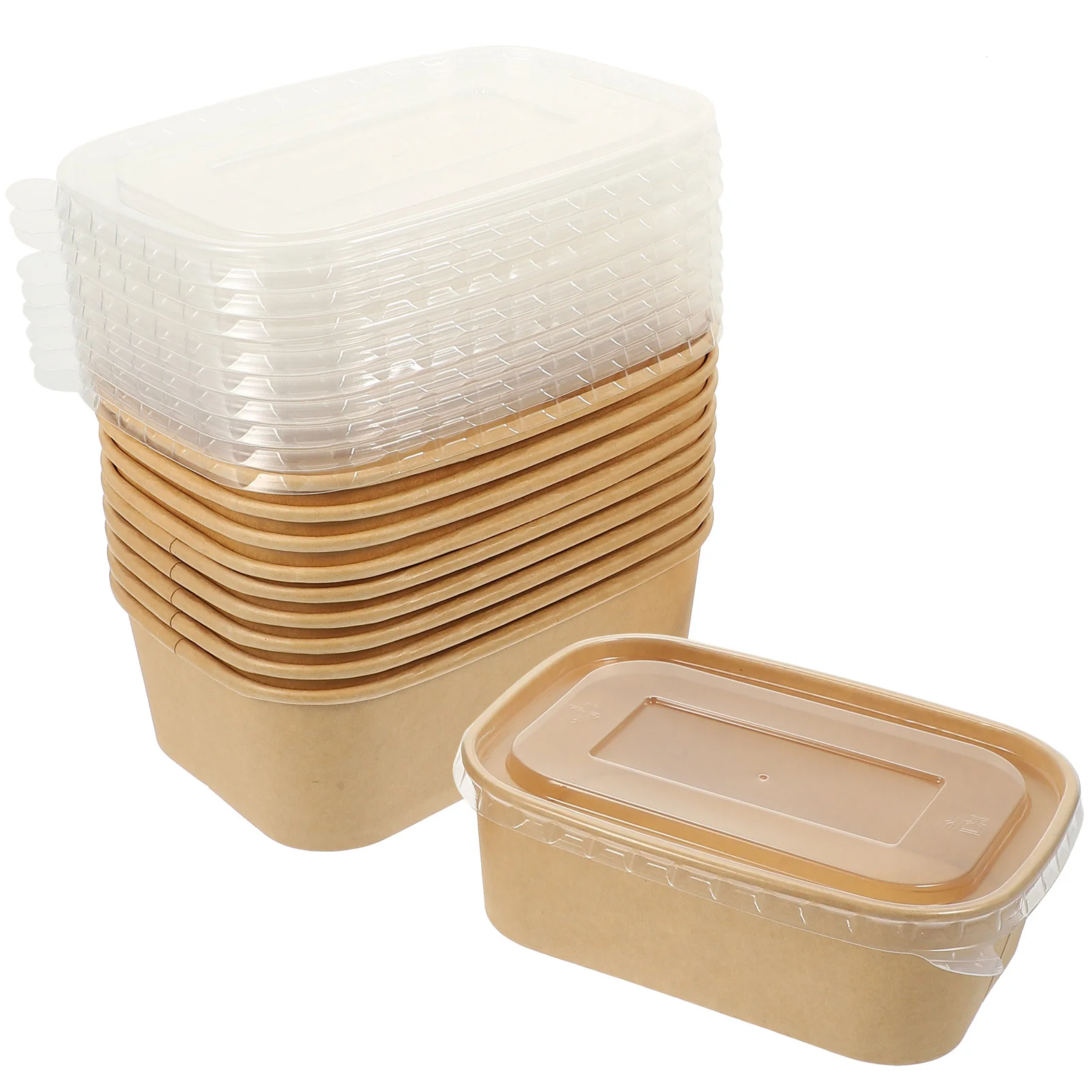 10 Sets Paper Bowls Packed Lunch Box Snacks Containers Takeout Convenient Food Boxes Khaki Fried Chicken Office
10 Sets Paper Bowls Packed Lunch Box Snacks Containers Takeout Convenient Food Boxes Khaki Fried Chicken Office