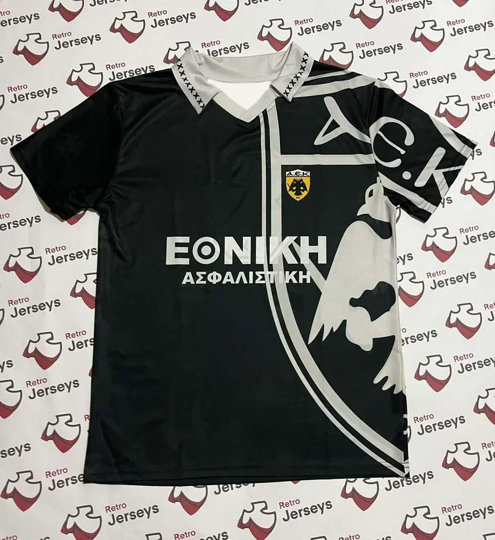 Camisetas De Fútbol De Manga Corta Con Estampado 3d AEK Atenas, Φανkon ΑCamisa Con Impresión 3D 1995-1996 Away - Retro
Camisetas De Fútbol De Manga Corta Con Estampado 3d AEK Atenas, Φανkon ΑCamisa Con Impresión 3D 1995-1996 Away - Retro