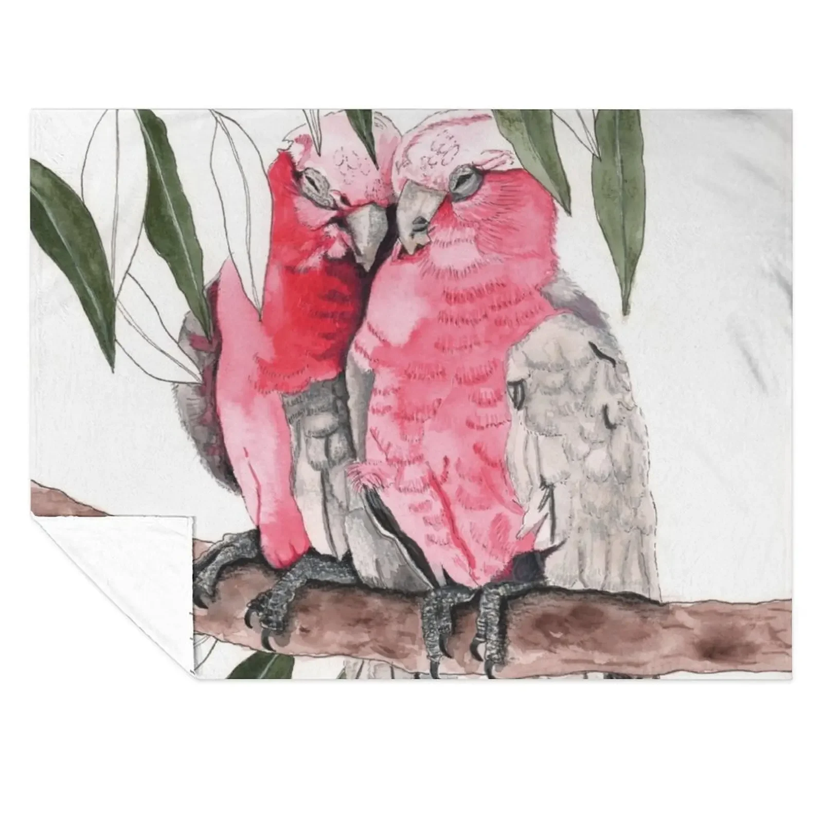Galahs Pair Pink Australian Birds Eucalyptus Throw Blanket Blankets For Bed valentine gift ideas Heavy Blankets
Galahs Pair Pink Australian Birds Eucalyptus Throw Blanket Blankets For Bed valentine gift ideas Heavy Blankets