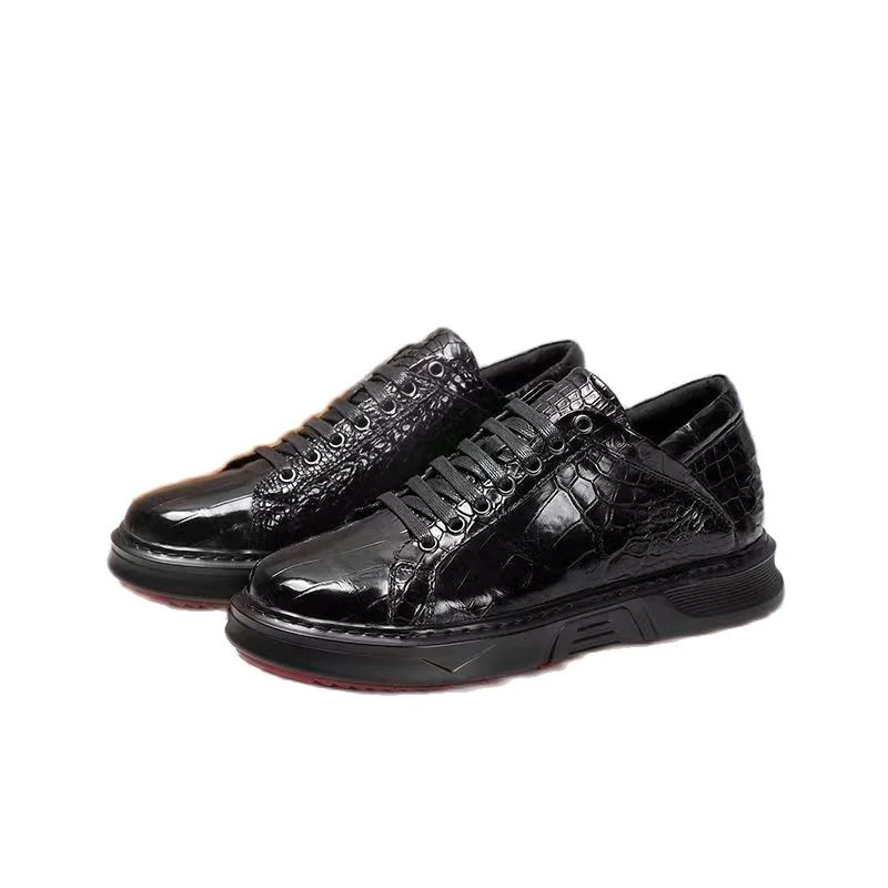 2023 new arrival Fashion Crocodile Skin causal shoes men,male Genuine leather Black Sneakers pdd192
2023 new arrival Fashion Crocodile Skin causal shoes men,male Genuine leather Black Sneakers pdd192