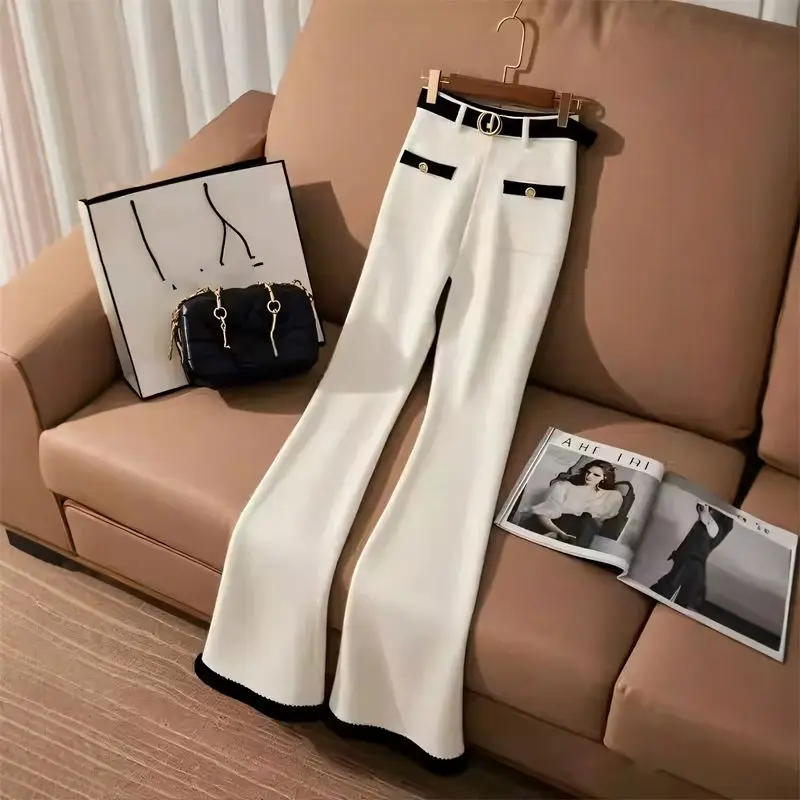 Spring Autumn Simplicity Office Lady Wide Leg Women Fashion Contrasting Colors Straight Trend All-match High Waist Casual Pants
Spring Autumn Simplicity Office Lady Wide Leg Women Fashion Contrasting Colors Straight Trend All-match High Waist Casual Pants
