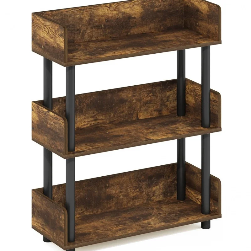 Floor-Standing Home Bookshelf With Multiple Layers, Side Panels, Rounded Corners, Open Storage Rack
Floor-Standing Home Bookshelf With Multiple Layers, Side Panels, Rounded Corners, Open Storage Rack