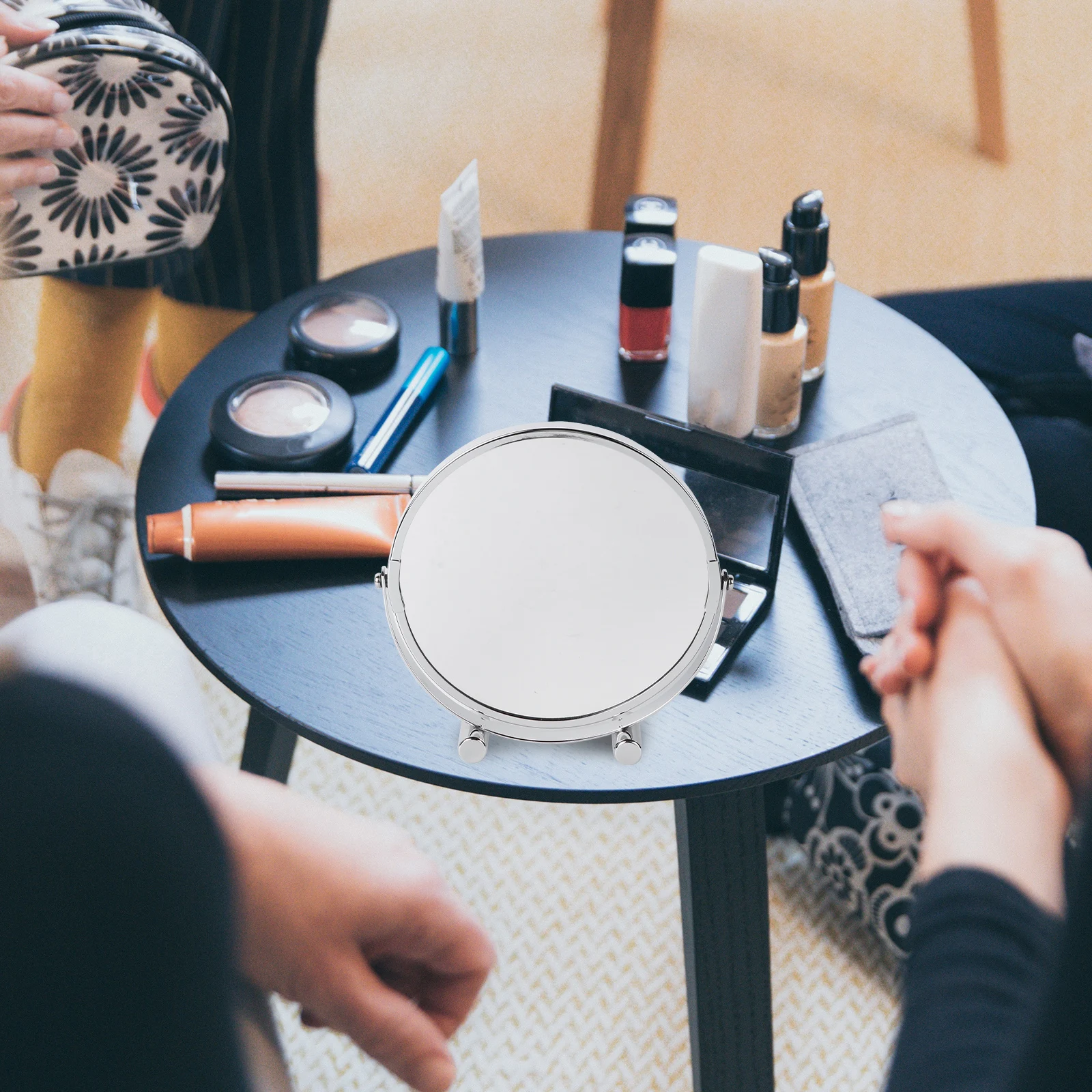 7 Inch 1X 3X Double Sided Makeup 360 Degree Rotating Tabletop Mirror High Definition Magnifying Adjustable Angle Durable Nonslip
7 Inch 1X 3X Double Sided Makeup 360 Degree Rotating Tabletop Mirror High Definition Magnifying Adjustable Angle Durable Nonslip