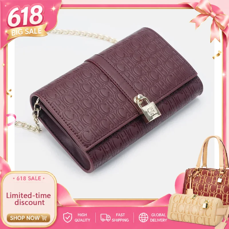 CH Exquisite Fashionable Letter Printed Chain Lock Design Classic Women's Handbag High-quality PU Material New Women's Handbag
CH Exquisite Fashionable Letter Printed Chain Lock Design Classic Women's Handbag High-quality PU Material New Women's Handbag