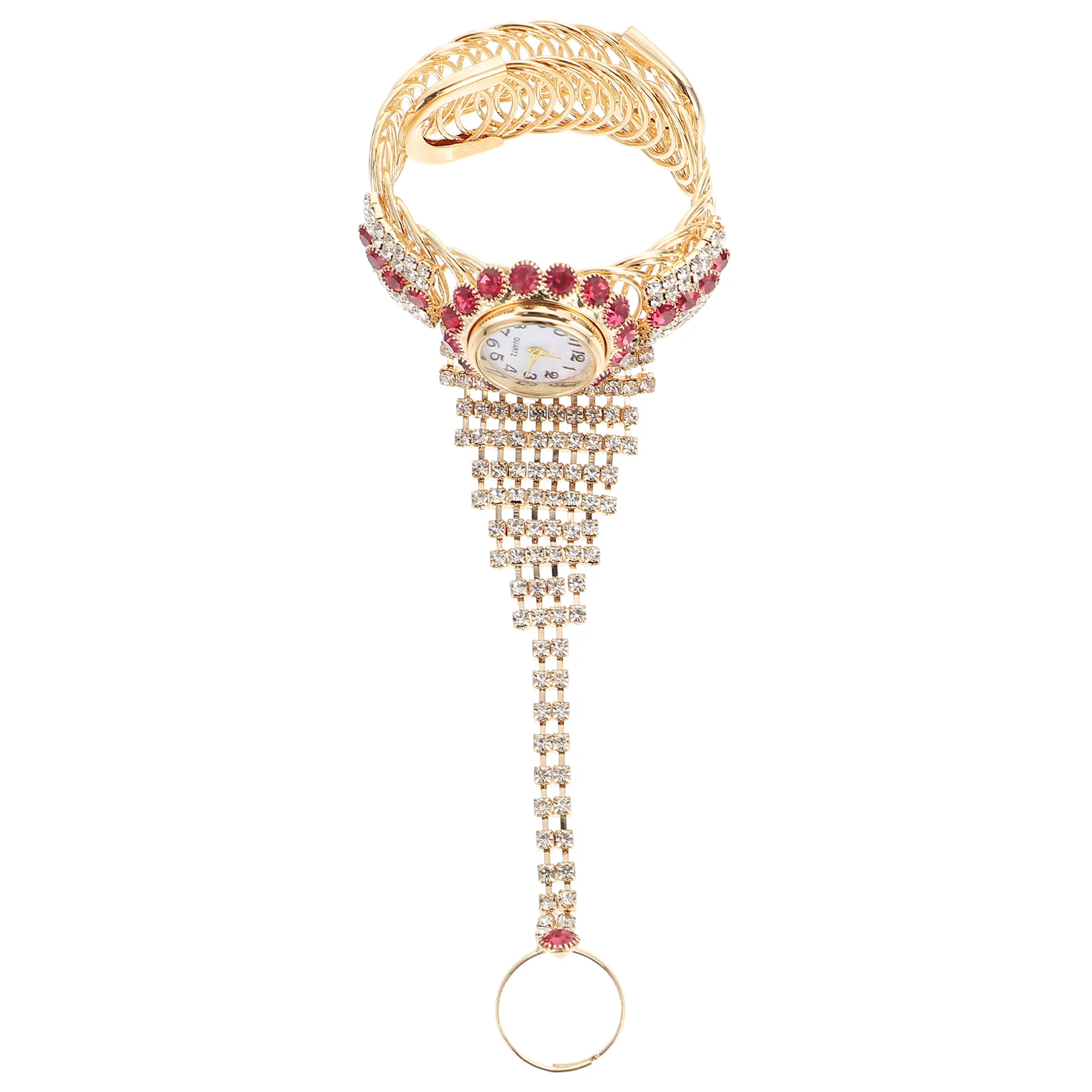 The Ring Ladies Watch Bracelet Retro Grace Rhinestone Personality Pink Bangle Miss
The Ring Ladies Watch Bracelet Retro Grace Rhinestone Personality Pink Bangle Miss