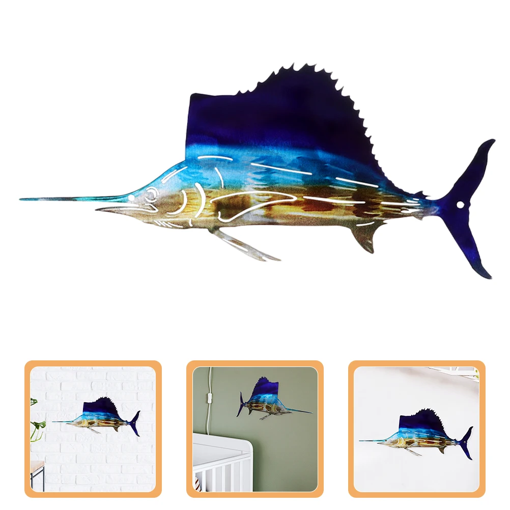Sailfish Metal Wall Art Garden Sailfish Ornament Metal Marine Fish Sculpture Garden Iron Sailfish Wall Decoration Pendant
Sailfish Metal Wall Art Garden Sailfish Ornament Metal Marine Fish Sculpture Garden Iron Sailfish Wall Decoration Pendant