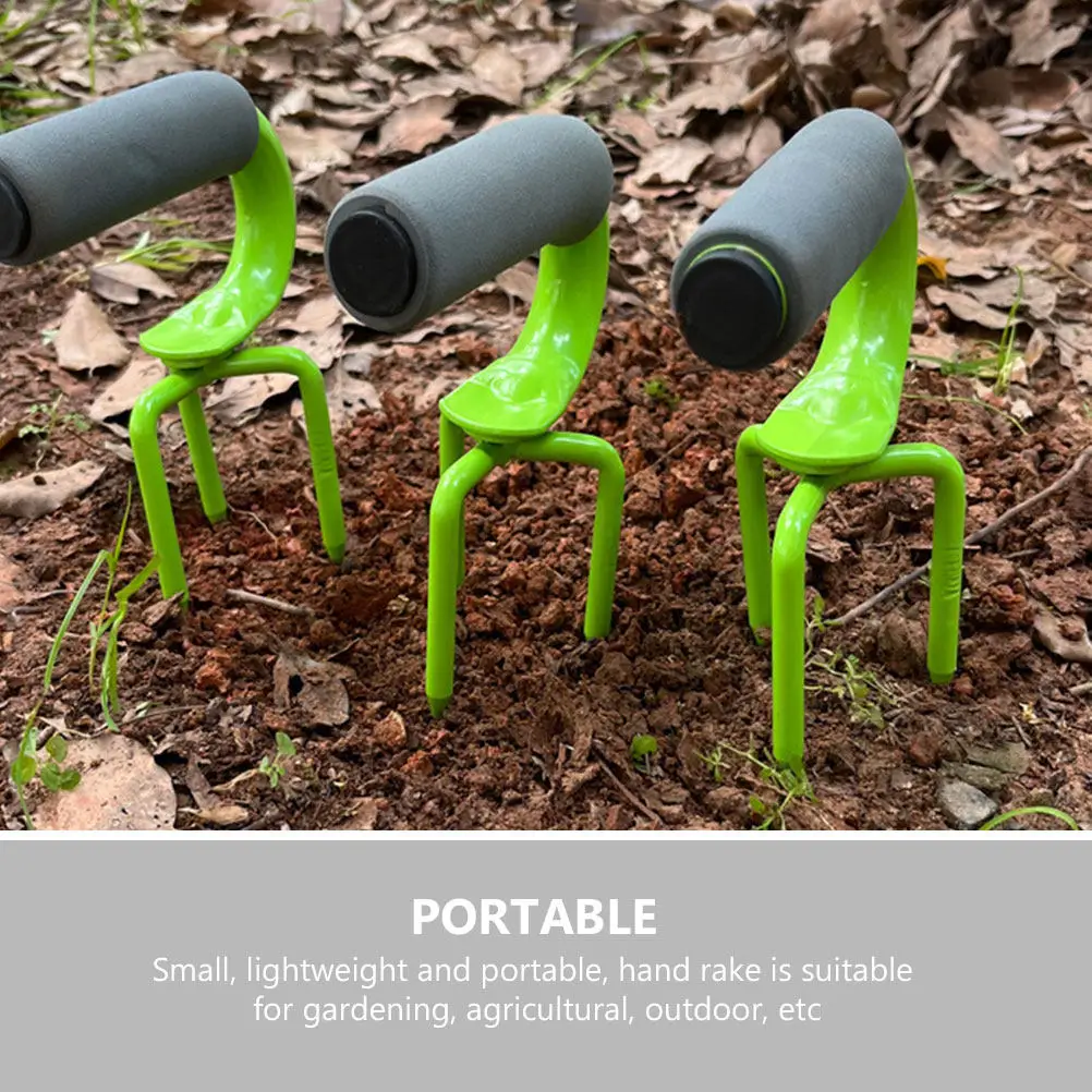 Multipurpose Garden Rake Steel Hand Rake Anti Slip Handle Small Lightweight Gardening Tool for Soil Loosening Weeding Planting
Multipurpose Garden Rake Steel Hand Rake Anti Slip Handle Small Lightweight Gardening Tool for Soil Loosening Weeding Planting